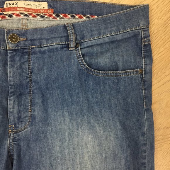 BRAX Men's Cooper Regular Fit Jeans 42W x 27L - Picture 3 of 6